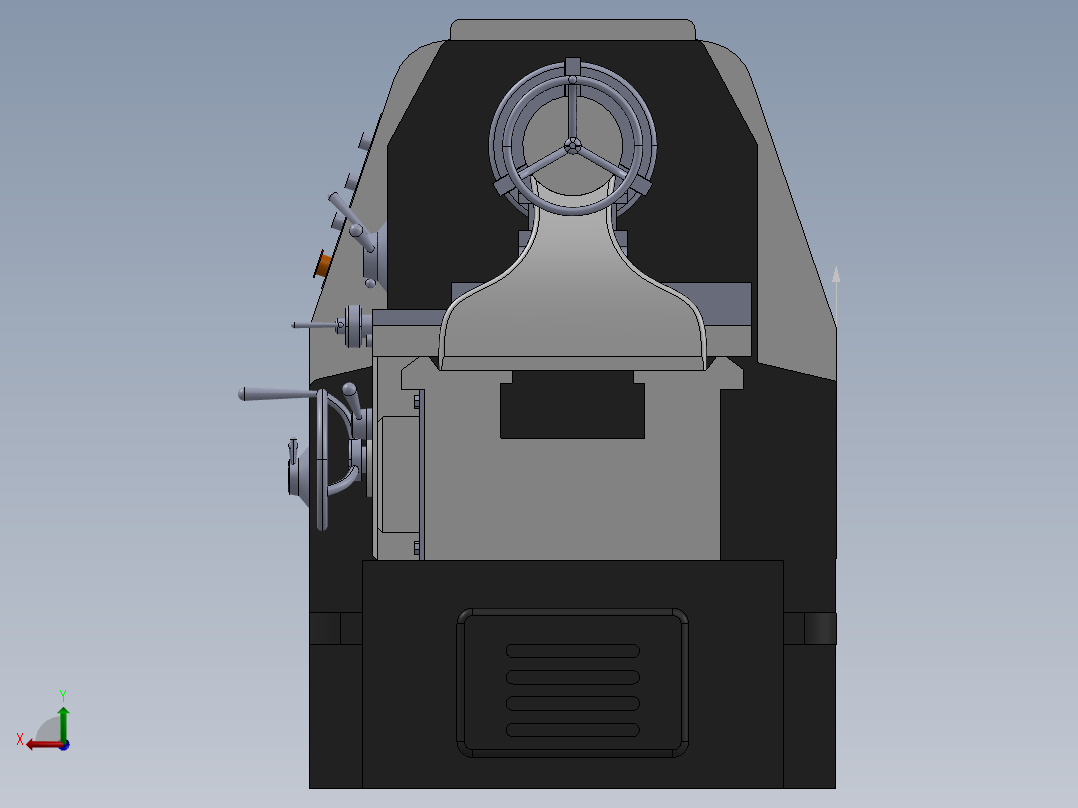 数控机床、29_CY6140车床后视图