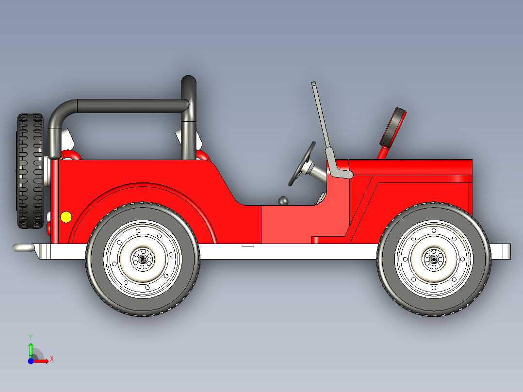 B3003842-吉普车 2020前视图