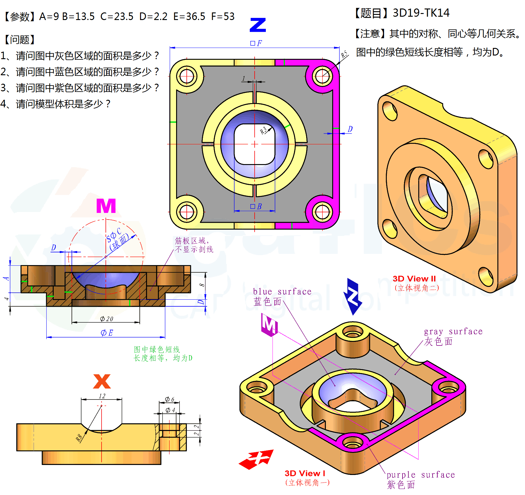 第19届练习题  CaTICs 3D19-TK14    SW19