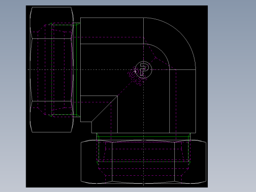 PARKER管接头EO Union elbow W42LCF_back
