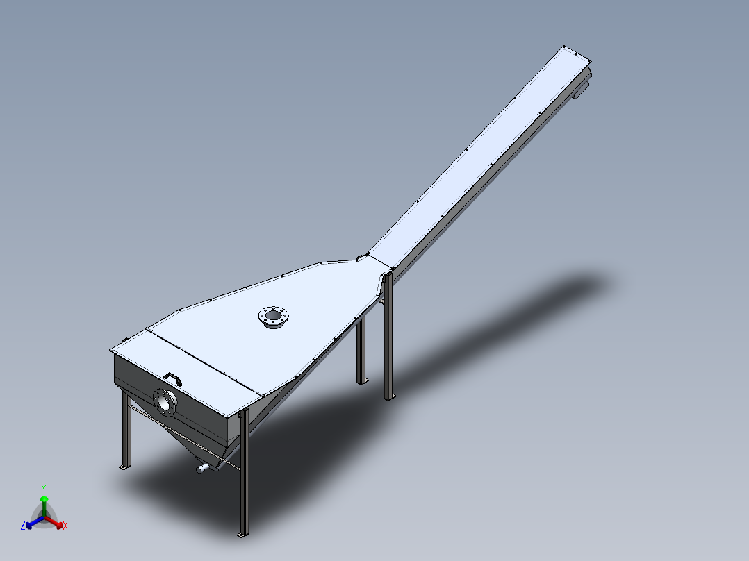 砂粒分离器grit-separator-1832-模型格式为 sw正等轴测图