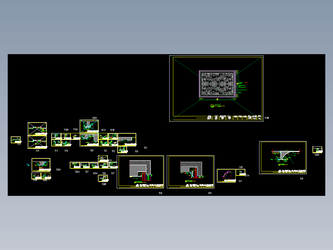 117-131天花角线15 CAD图纸（AutoCAD-ZWCAD设计）