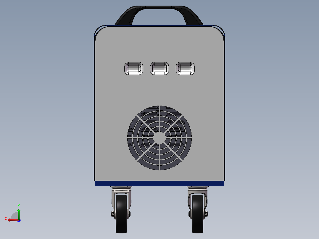 等离子切割机后视图