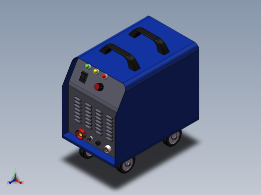 等离子切割机正等轴测缩略图