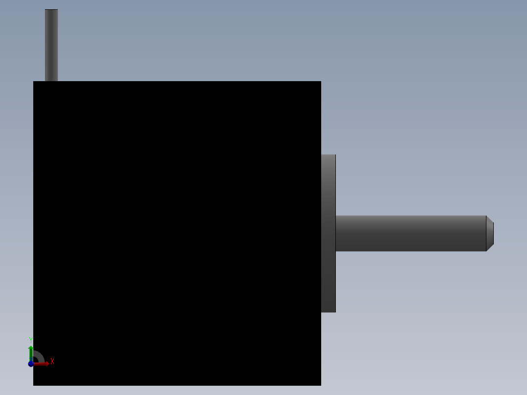 两相42系列混合式步进电机[42BYG250BK-SASSML-0151]前视图