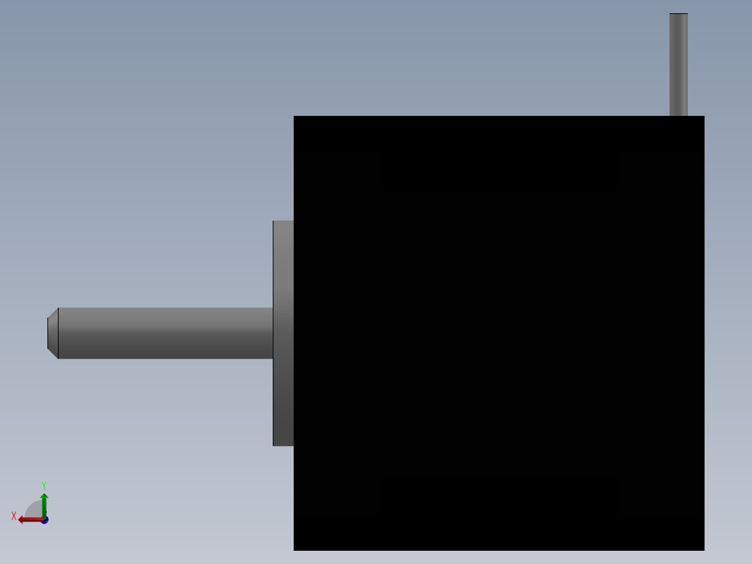 两相42系列混合式步进电机[42BYG250BK-SASSML-0151]后视图