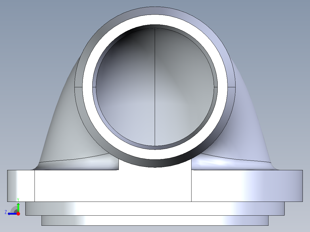 恒温器外壳盖右视图