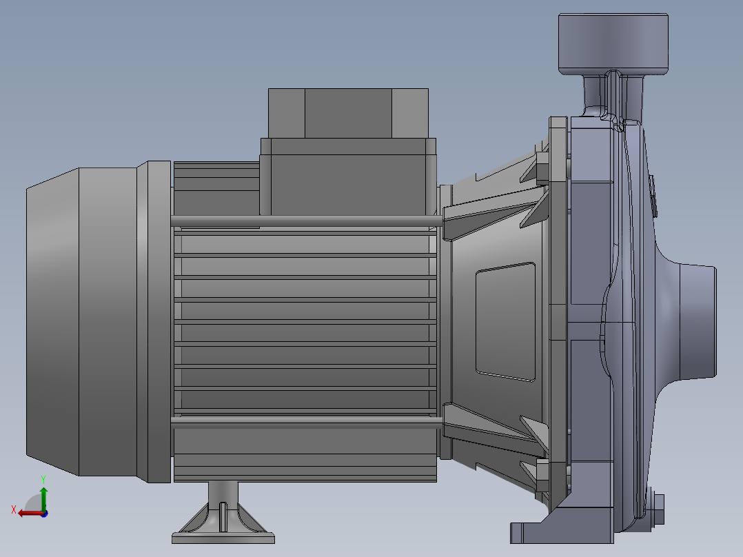 离心机泵Cma 075T后视图