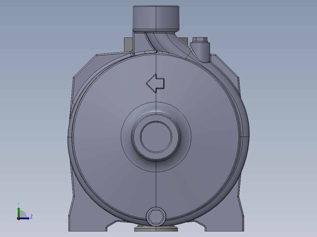 离心机泵Cma 075T左视图