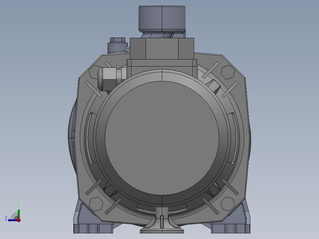 离心机泵Cma 075T右视图