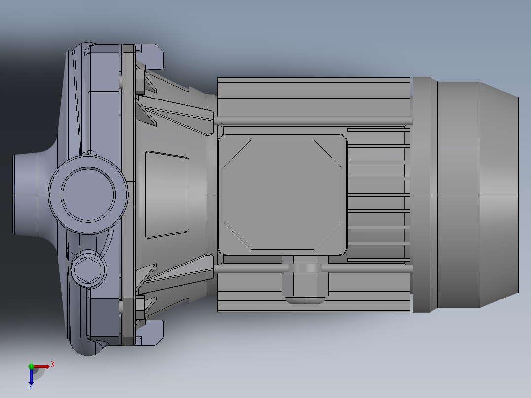 离心机泵Cma 075T俯视图