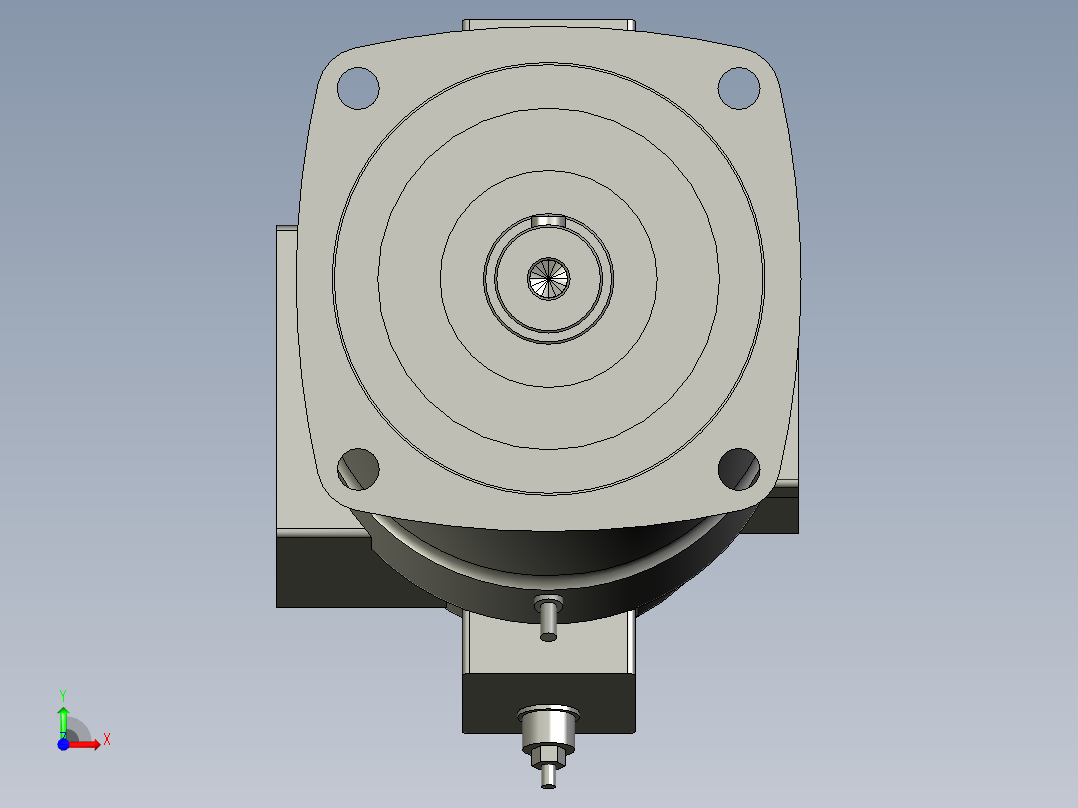 SY-A7V160LV20R-PFM0变量柱塞泵SY-A7V160LV-20R-PFM0前视图