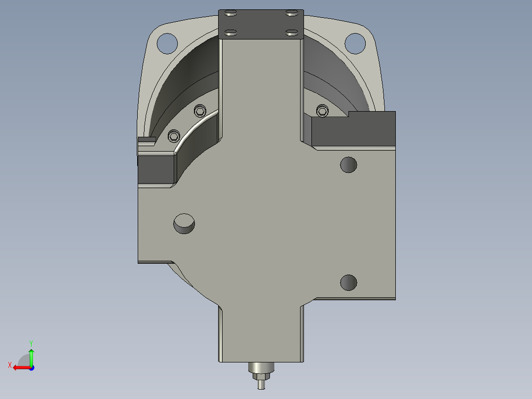 SY-A7V160LV20R-PFM0变量柱塞泵SY-A7V160LV-20R-PFM0后视图