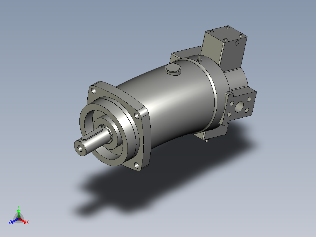 SY-A7V160LV20R-PFM0变量柱塞泵SY-A7V160LV-20R-PFM0正等轴测图