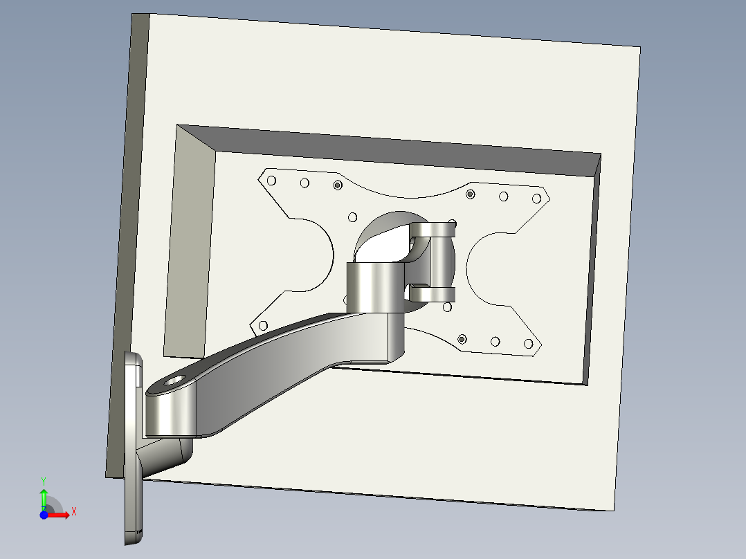 摇臂总装前视图