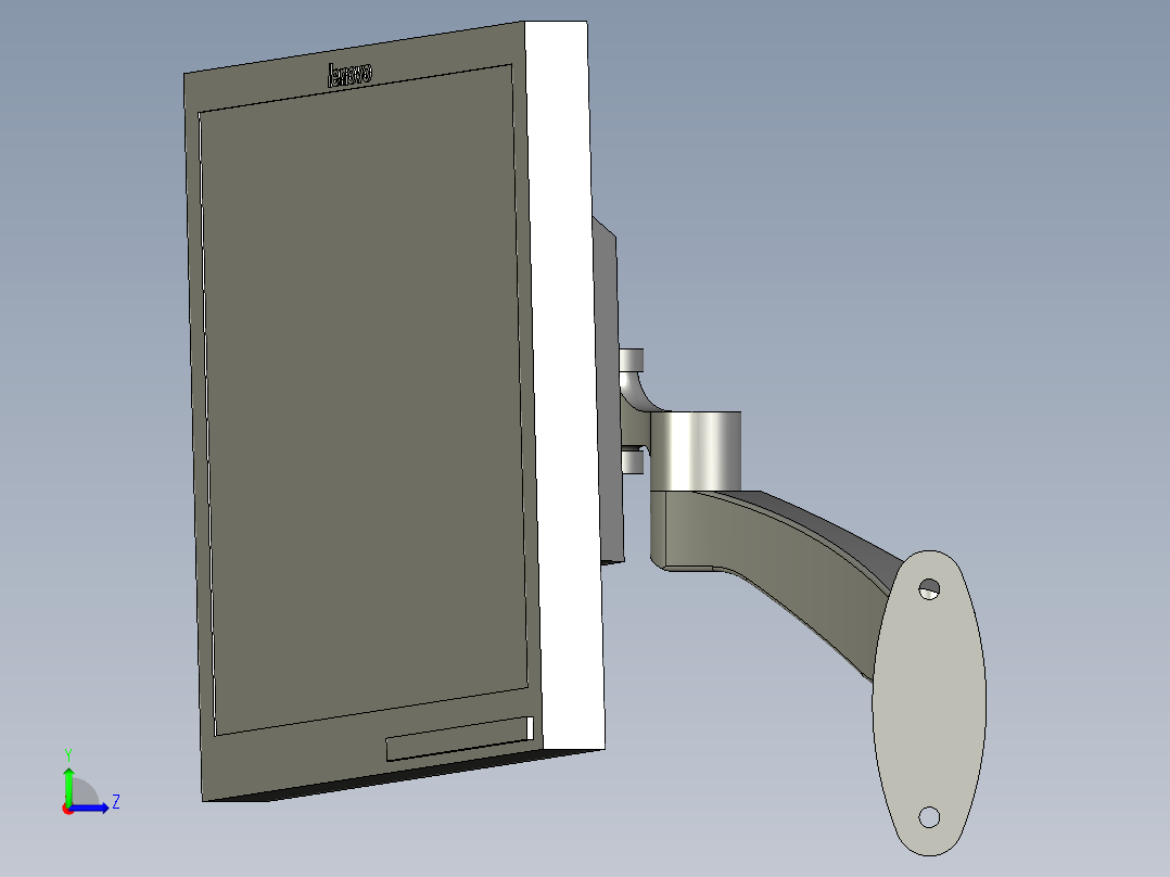 摇臂总装左视图