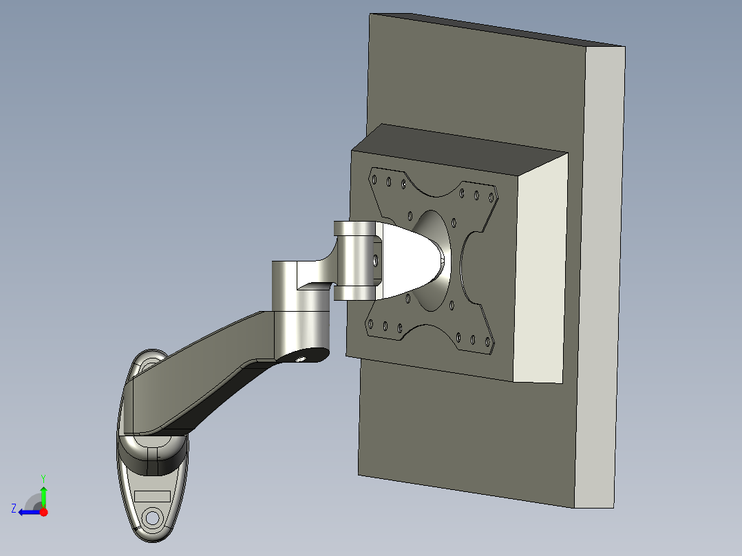 摇臂总装右视图