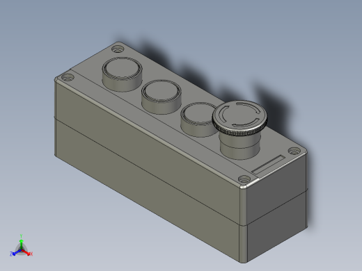 四连按钮盒装配体
