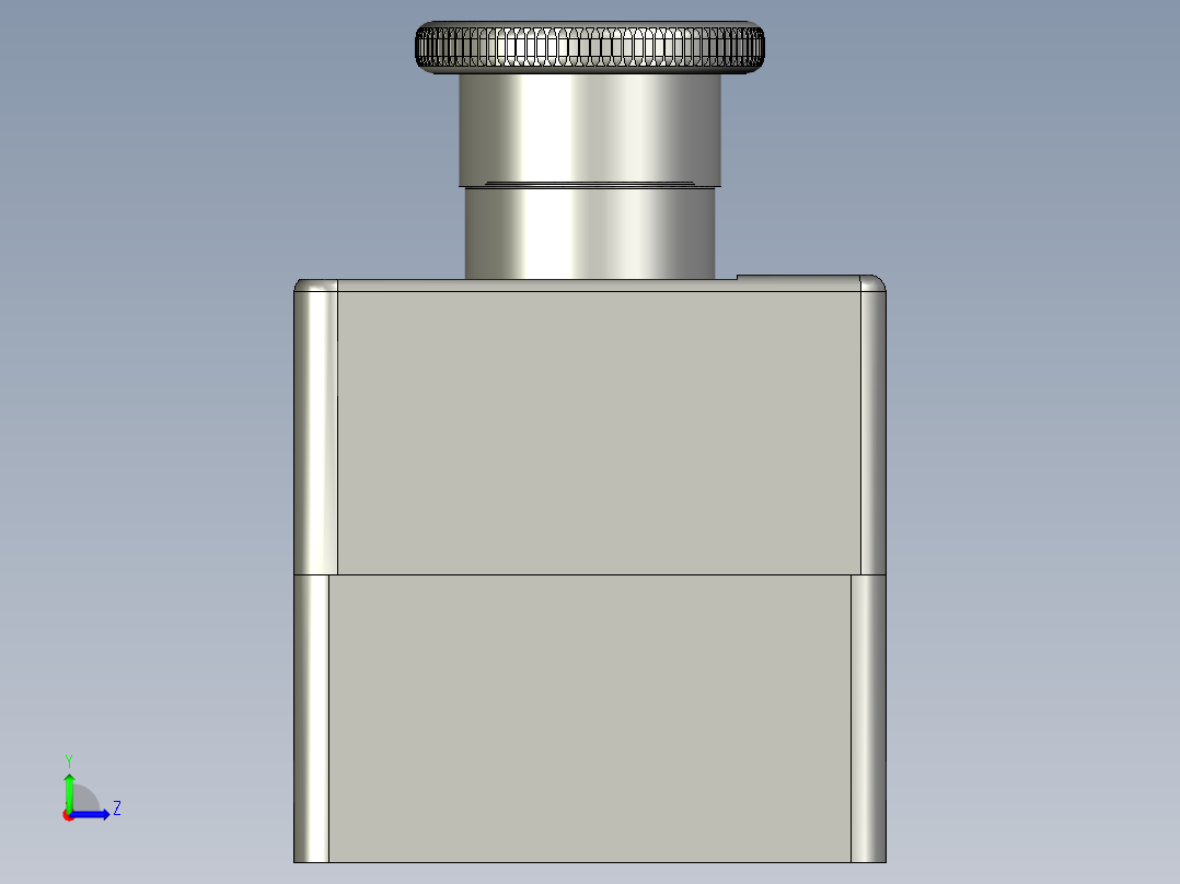 四连按钮盒装配体左视图