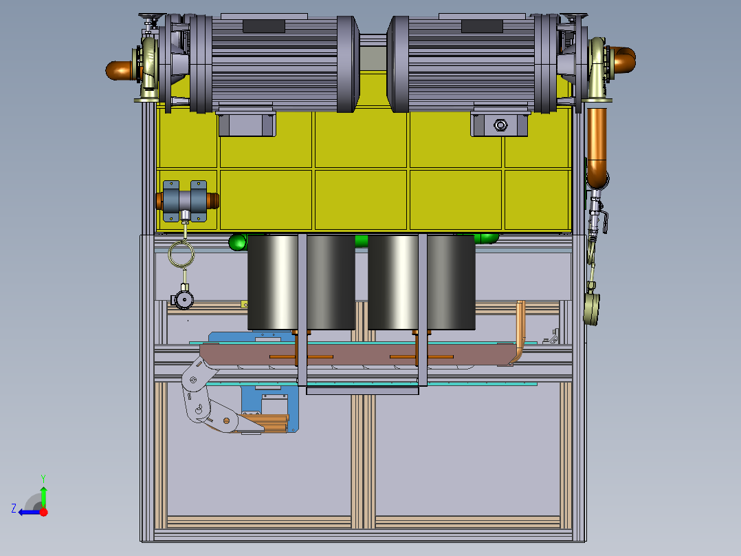 电解蚀刻机右视图