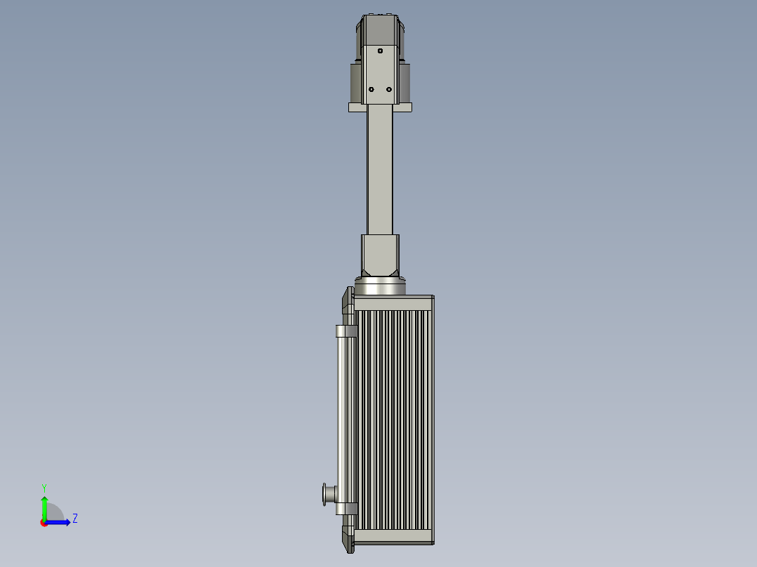 18328-悬臂操作箱左视图