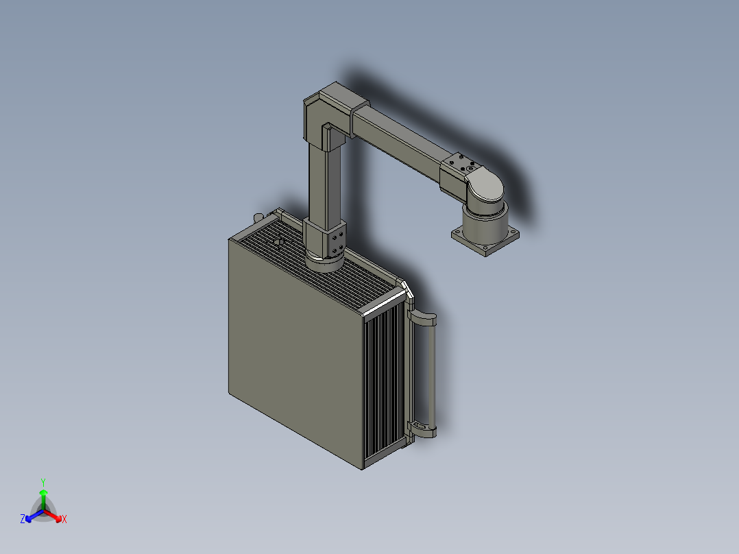 18328-悬臂操作箱正等轴测图