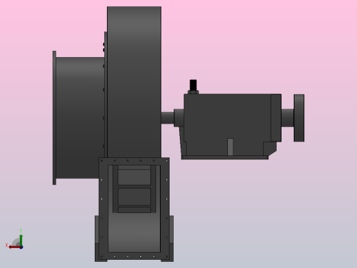 Y9-35锅炉离心引风机[Y9-35-13.5D]后视缩略图