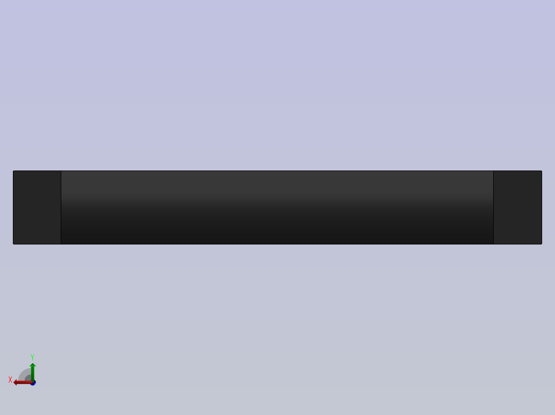 在Solidworks设计的手表带后视图