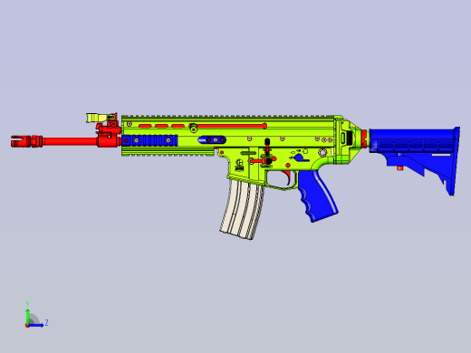 FN Scar-16 Reference Model左视缩略图