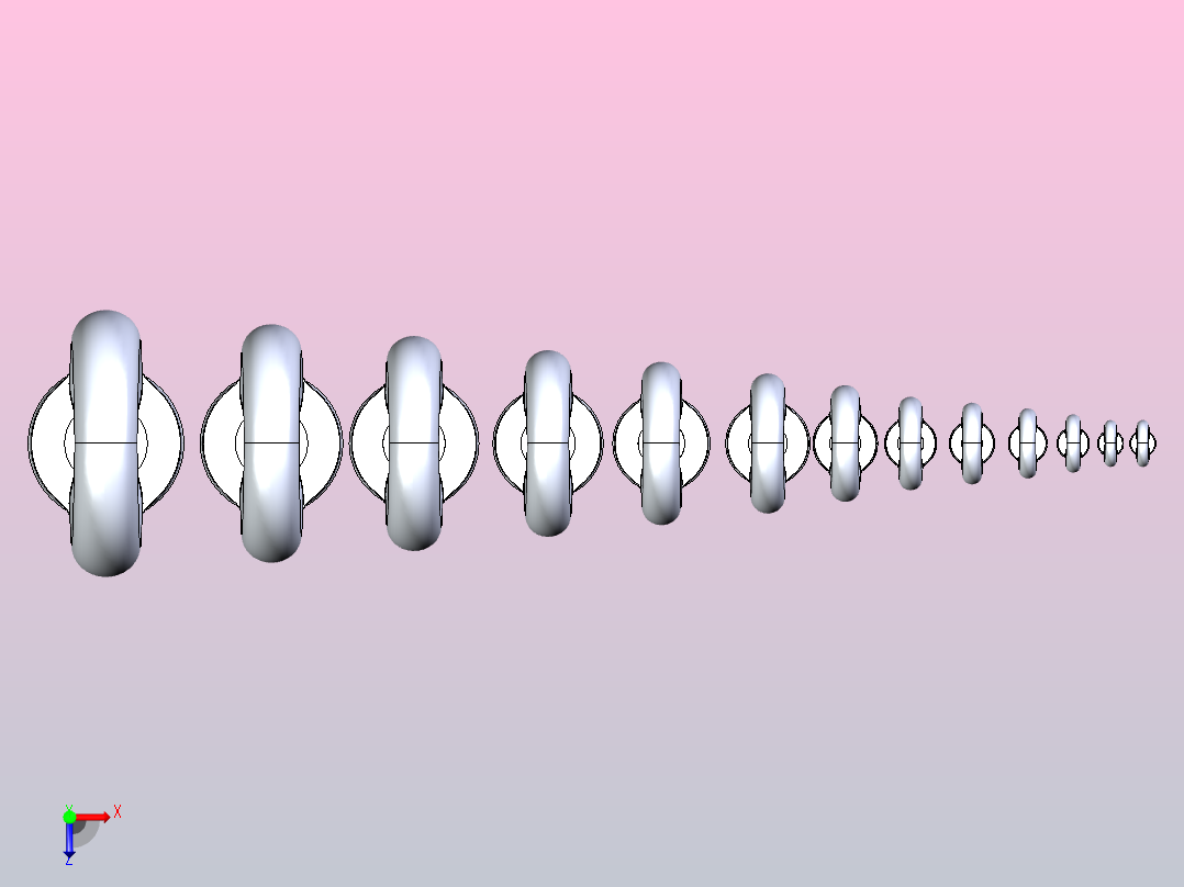综合吊环螺栓集合俯视图