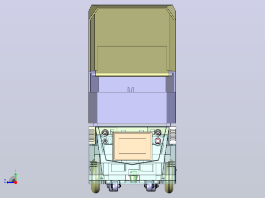 仓储物流AGV自动引导运输小车3D右视缩略图