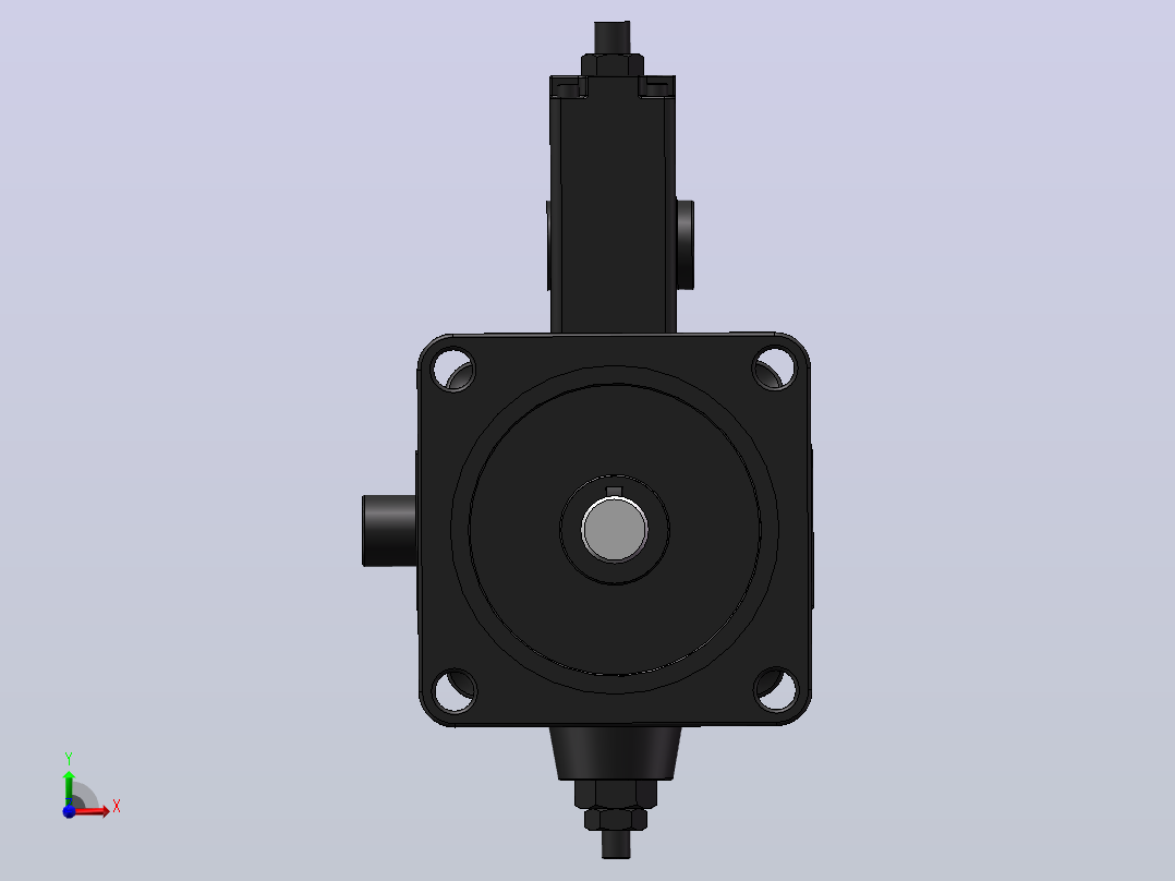 低压双联变量叶片泵VP30-40F[VVP30╱30F]右视图