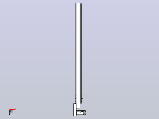 皮带直线轴半封闭可选导轨TPA-HNB-85S-90-L1150-ML-C-P20-N3俯视缩略图