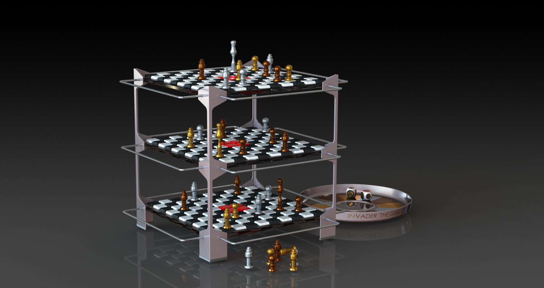 入侵者“3D游戏”