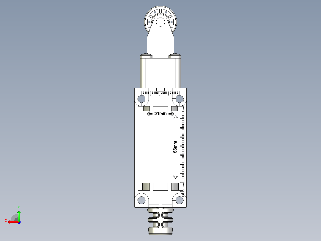 CDLX6i行程开关后视图