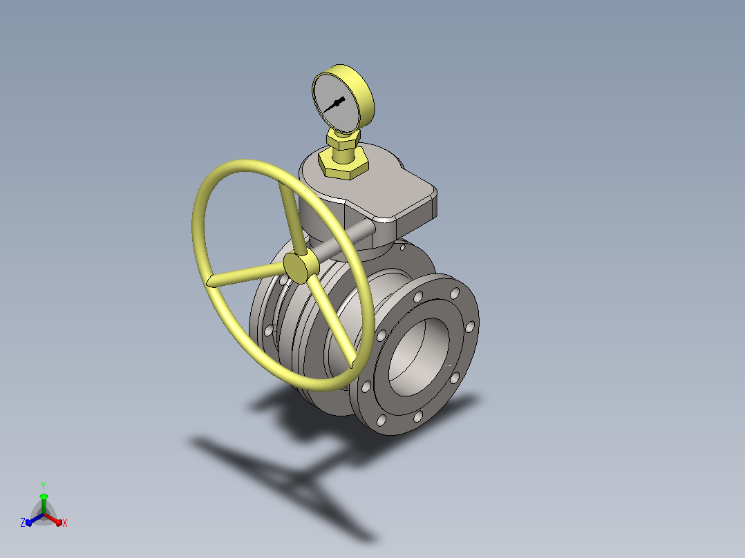 balloon_series_f_valves_w_hwheel-gauge阀正等轴测图