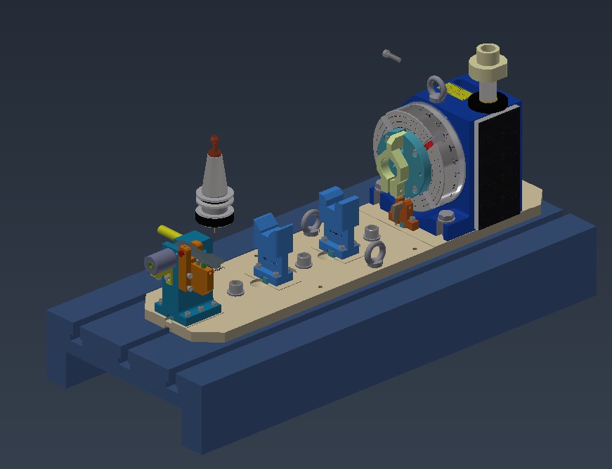 小型铣削工具3D图纸 