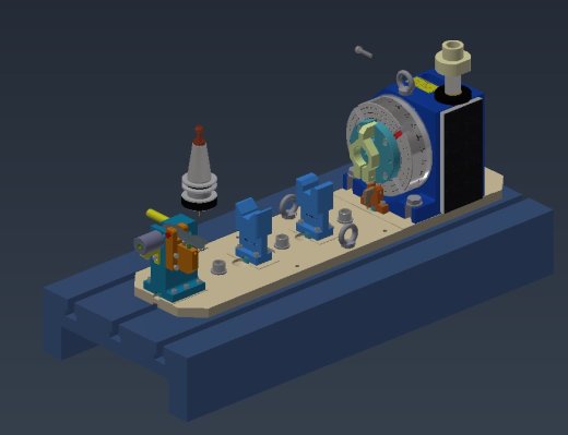 小型铣削工具3D图纸 缩略图