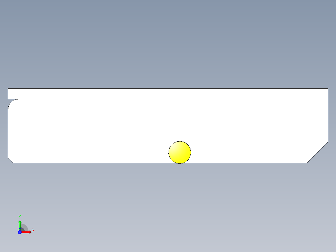 折叠式梯凳前视图