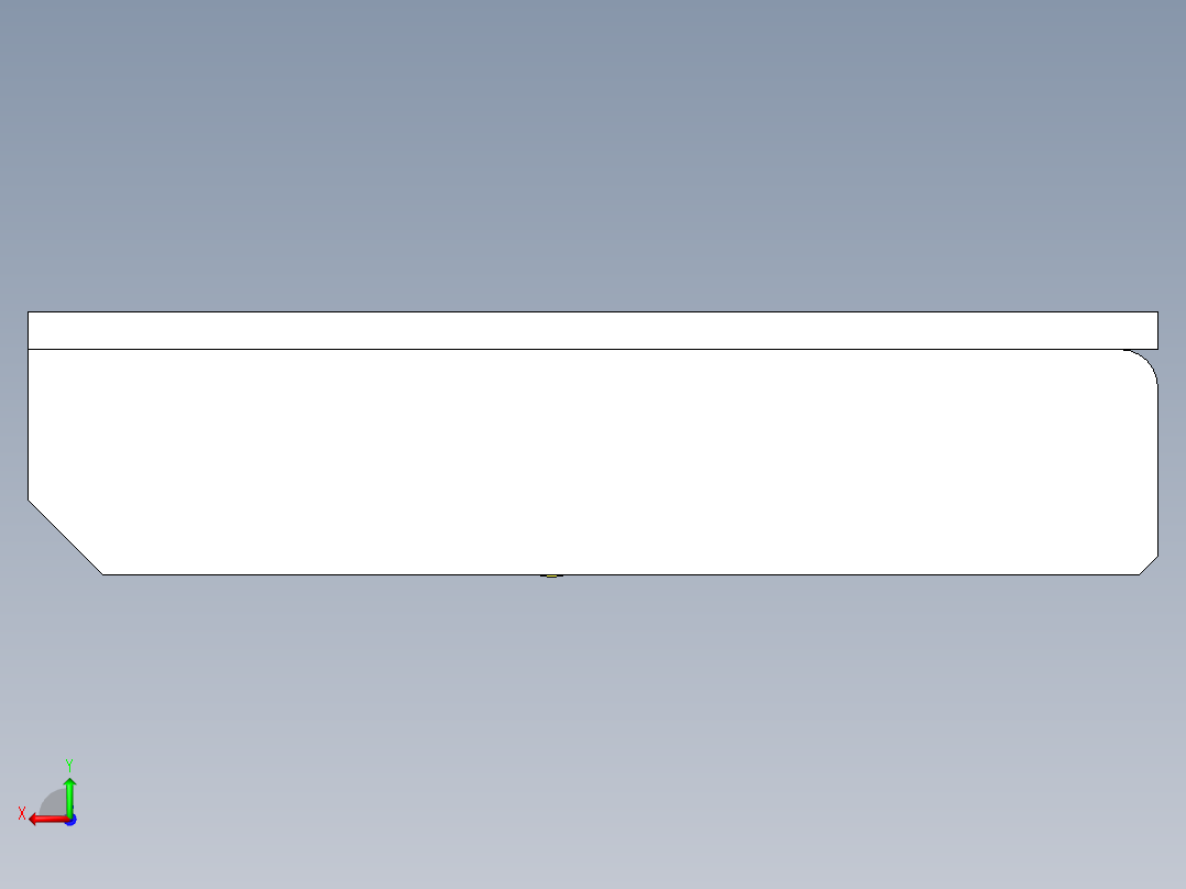 折叠式梯凳后视图