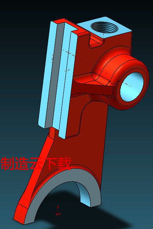 831002拨叉三维图缩略图