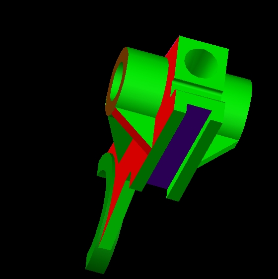 831002拨叉三维图