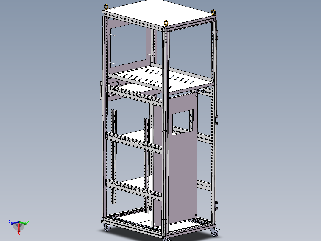 总柜体装配 1800X600X800
