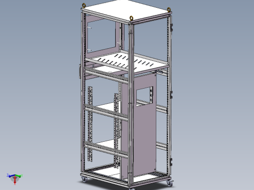 总柜体装配 1800X600X800