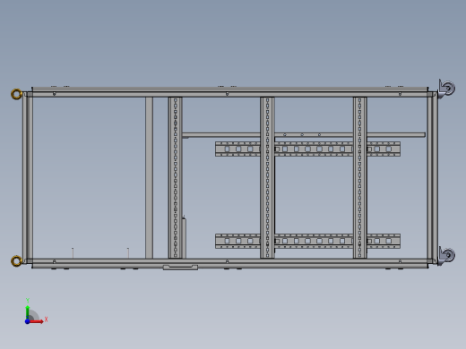 总柜体装配 1800X600X800前视缩略图