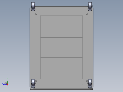 总柜体装配 1800X600X800右视缩略图