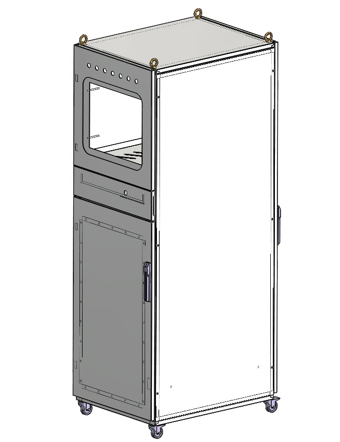 总柜体装配 1800X600X800