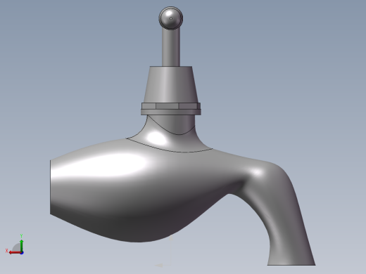 3d水龙头模型后视缩略图