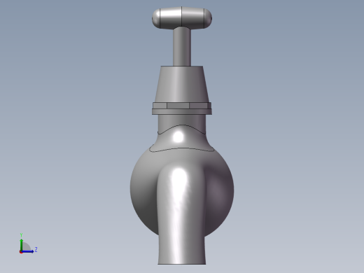 3d水龙头模型左视缩略图