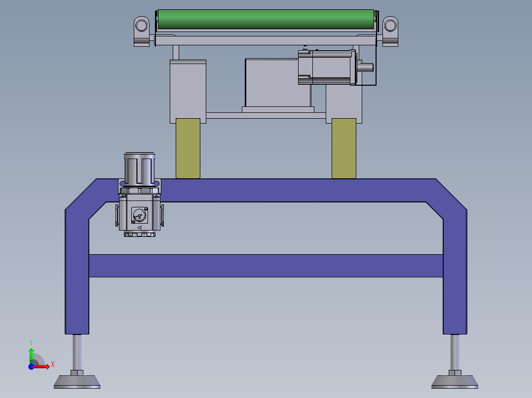 E189 称重输送带前视图